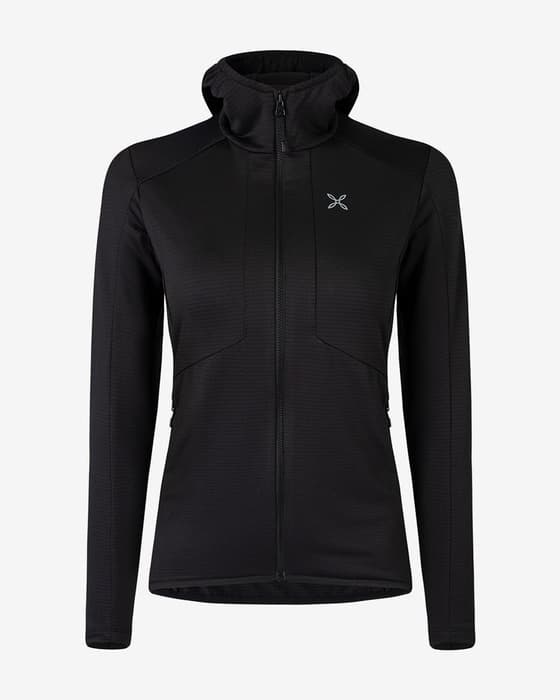Chaqueta con capucha Montura Kristall Maglia negro mujer