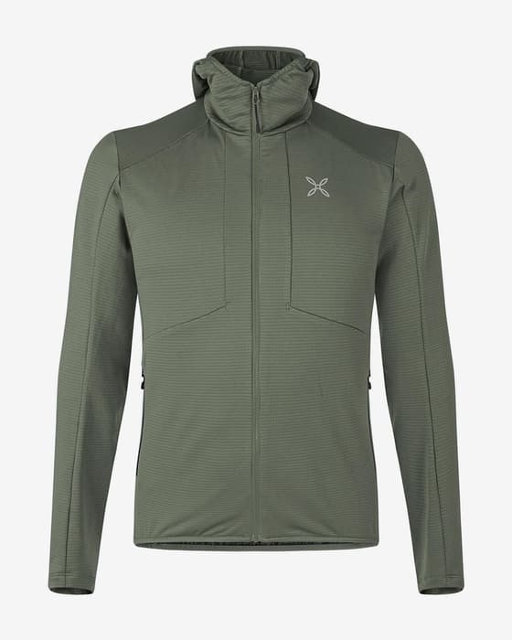 Chaqueta con capucha Montura Kristall Maglia verde cromo