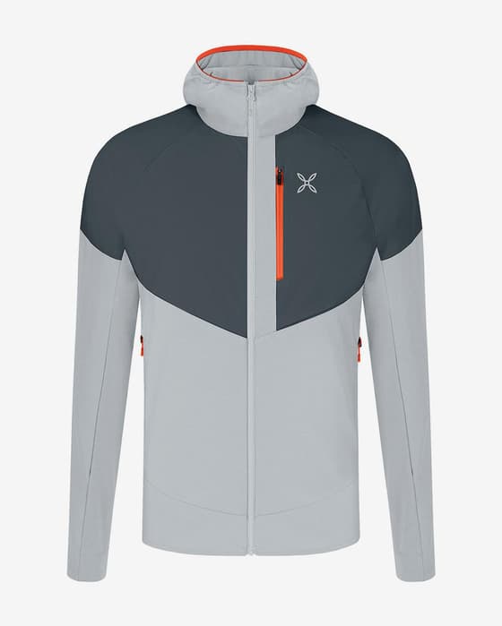 Chaqueta con capucha Montura Spitze Maglia gris