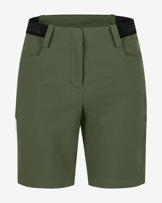 Pantaloni corti Montura Roca Bermuda verde nero donna