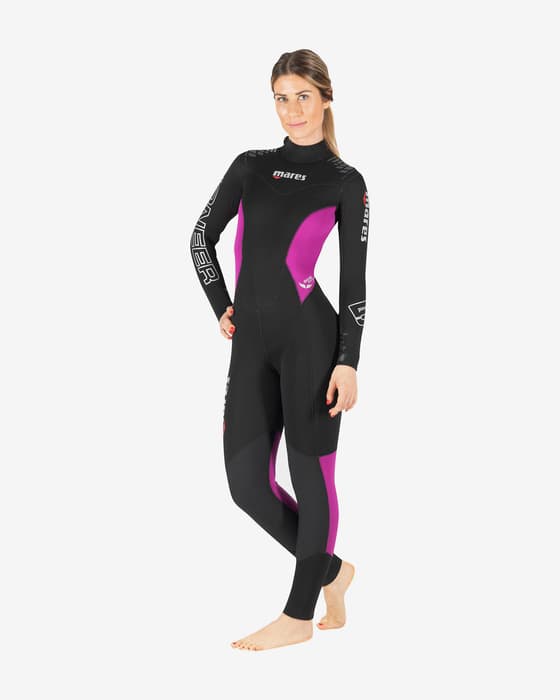 Traje de neopreno Mares Pioneer 5 negro rosa mujer