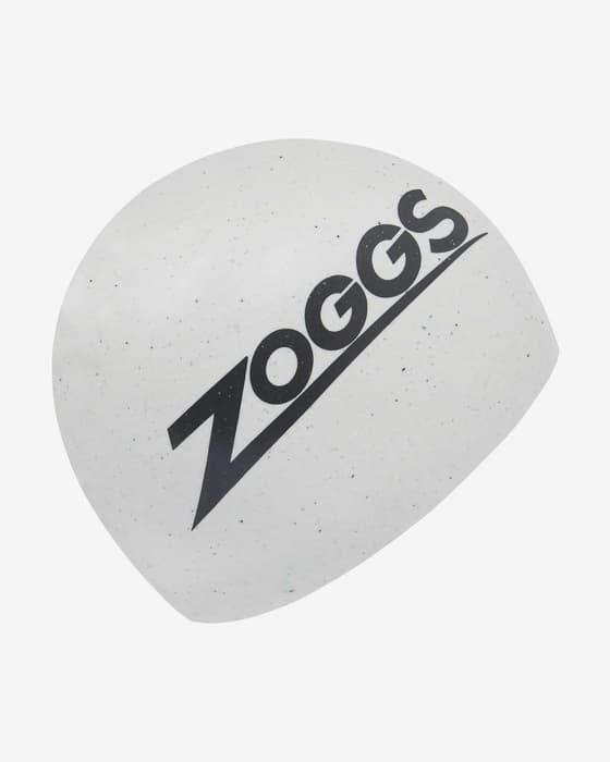 Gorro de natación Zoggs Easy Fit Eco Cap blanco negro
