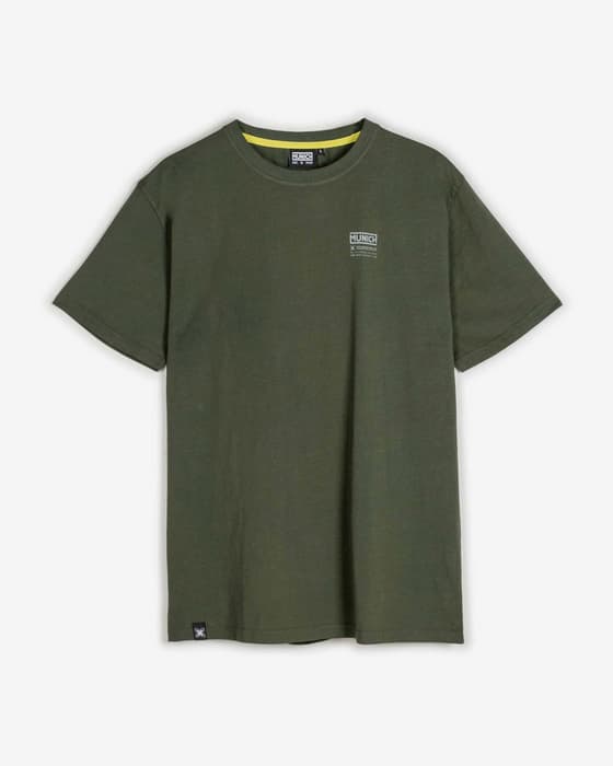 Camiseta Munich Heritage manga corta verde mujer