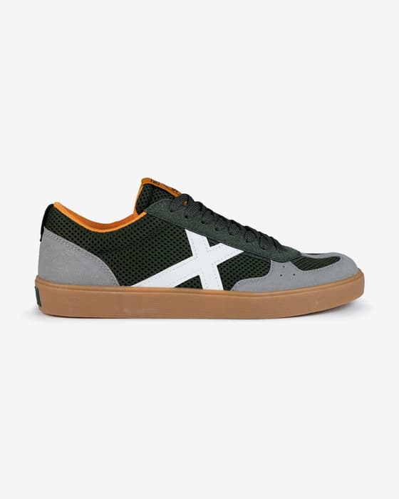 Zapatillas Munich Break verde caqui gris blanco