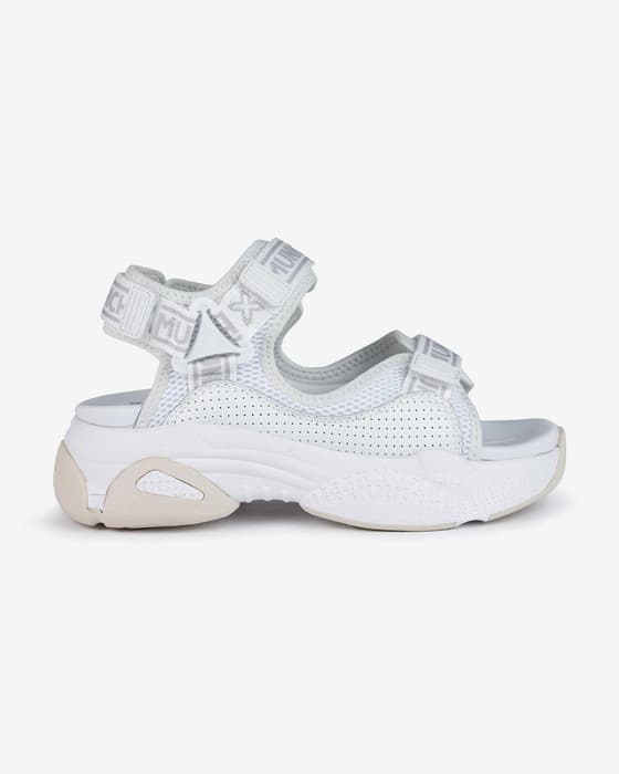 Sandalias Munich Areia blanco puro mujer