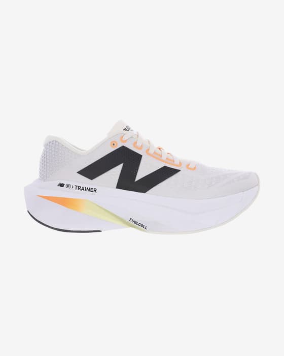 Scarpe New Balance FuelCell SuperComp Trainer v3 bianco nero arancione