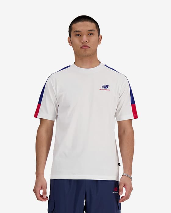 Camiseta New Balance Classics Graphic manga corta blanco puro