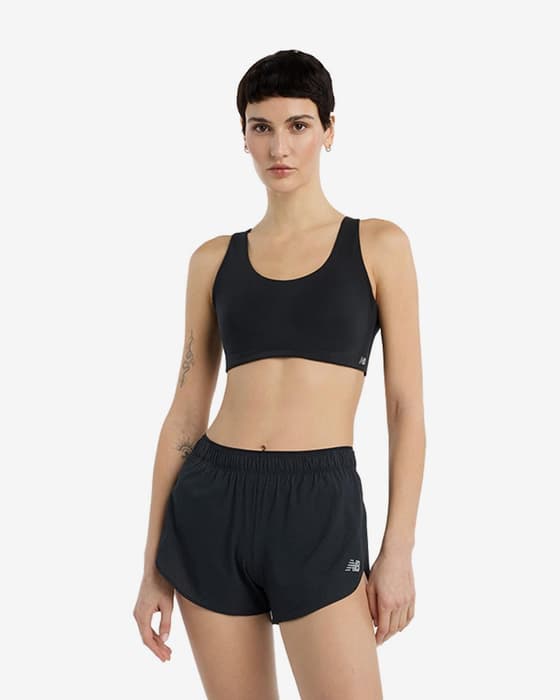 Sutiã New Balance RC preto puro mulher