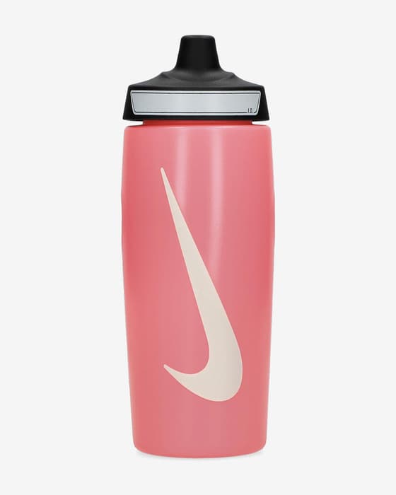 Bidón Nike Refuel Grip 18 oz rosa negro
