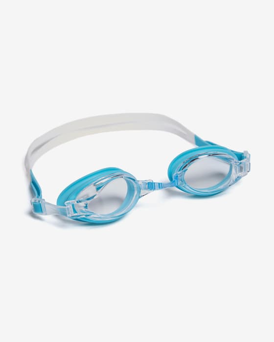 Gafas de natación Nike Swim Chrome Remora azul blanco con lentes espejadas