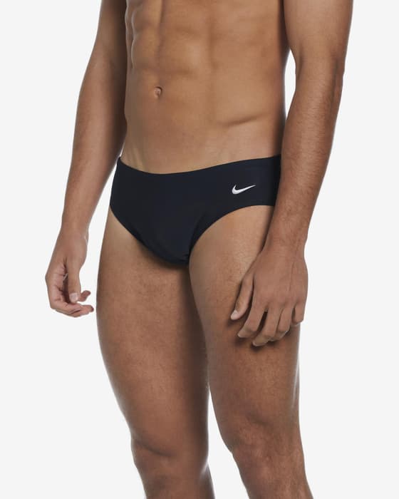 Maillot de bain Nike Swim Solid noir éclipse