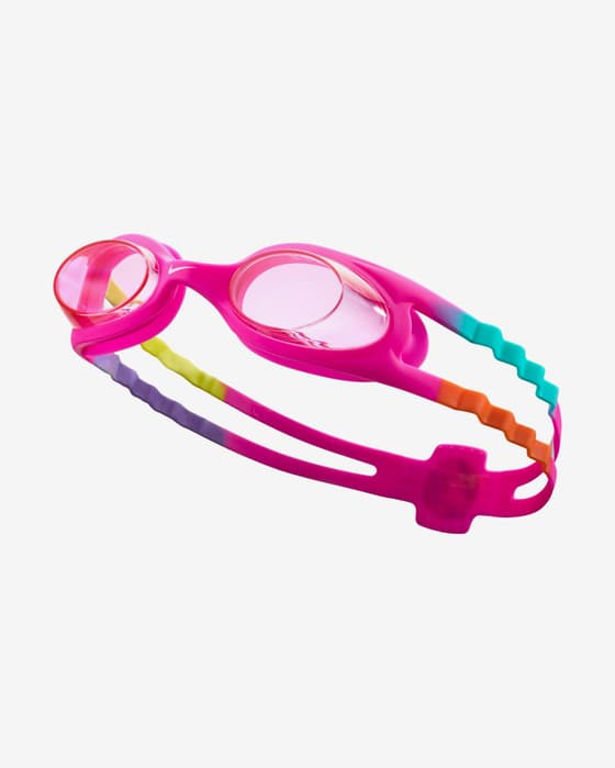 Gafas de natación Nike Swim Easy Fit multicolor con lentes transparentes rosa infantil