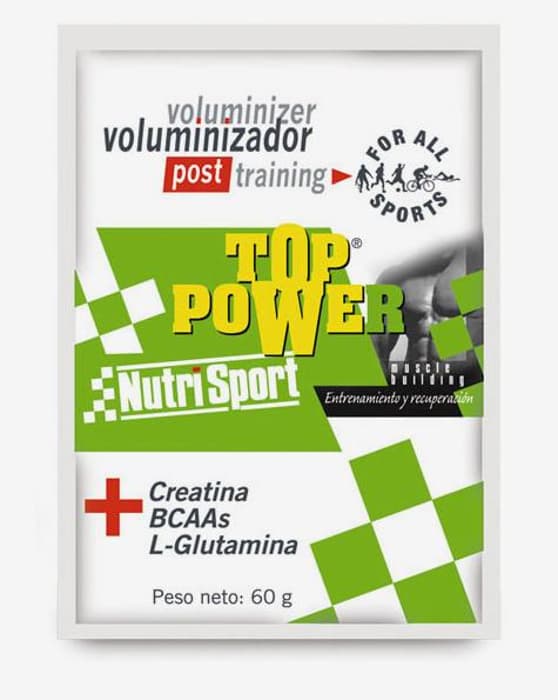NutriSport Top Power Voluminizador sabor morango + Coqueteleira NutriSport de presente