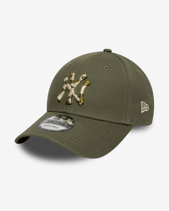Gorra New Era Seasonal Infill 9FORTY New York Yankees verde caqui beige