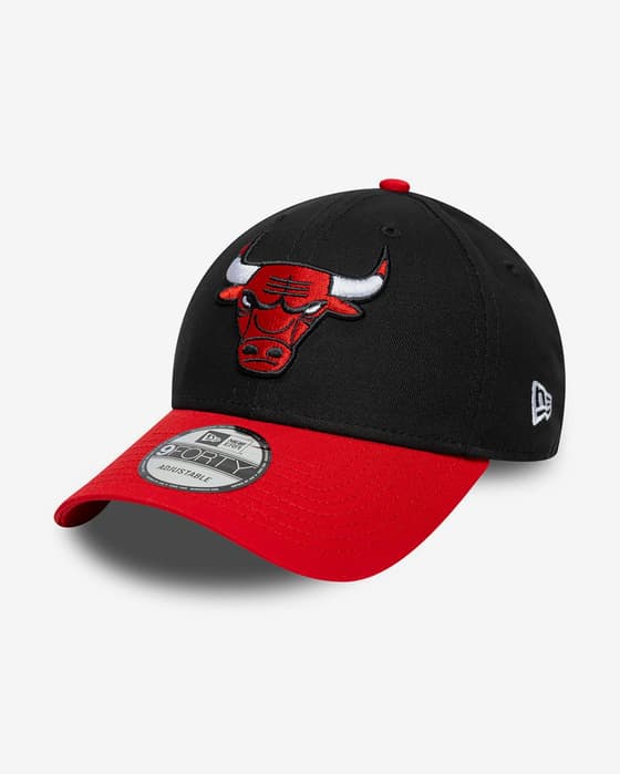 Gorra New Era NBA Side Patch 9FORTY Chicago Bulls negro rojo blanco