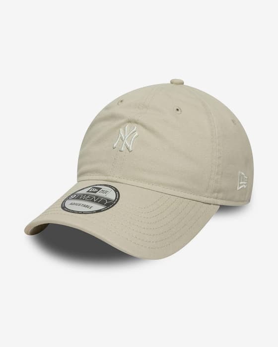 Gorra New Era Mini Washed 9TWENTY New York Yankees beige blanco