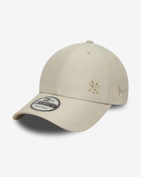 Gorra New Era MLB Tonal Flawless 9FORTY New York Yankees blanco crema