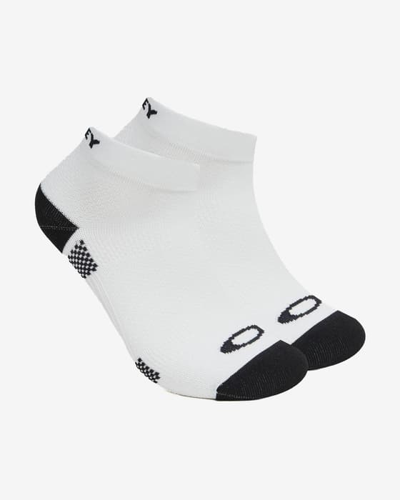 Calcetines Oakley Ribbed Ellipse Short blanco puro negro