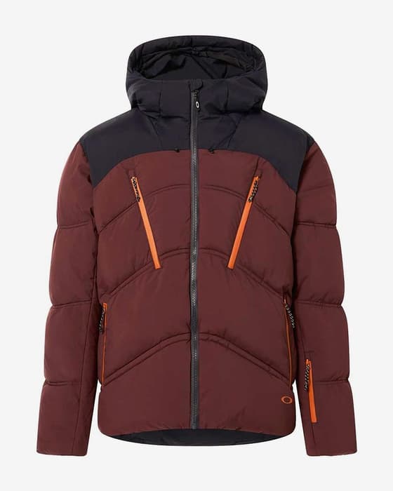 Chaqueta con capucha Oakley TC Rykkinn rojo oscuro negro