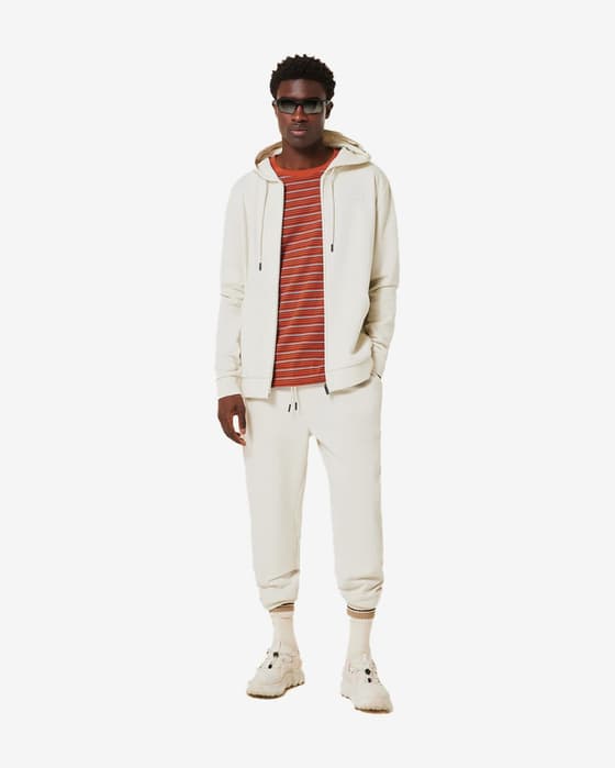 Sudadera con capucha Oakley Relax Full Zip blanco puro