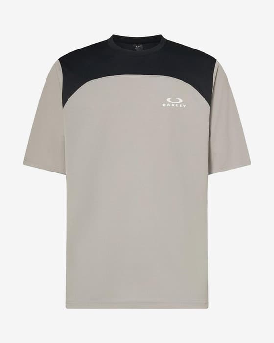 Maillot Oakley Free Ride manches courtes gris noir