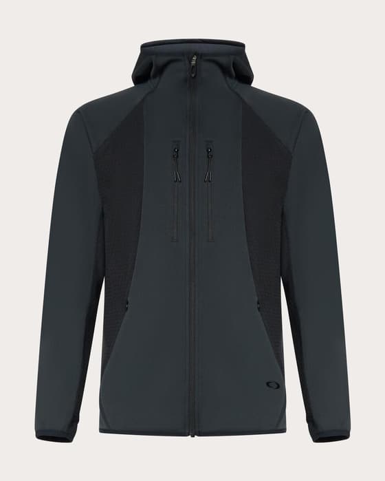 Chaqueta con capucha Oakley Drift Tech Fleece negro puro