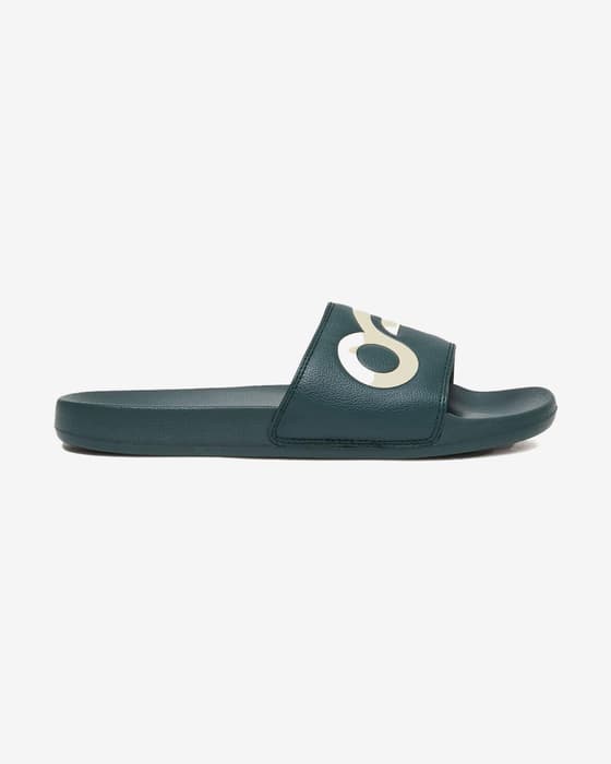 Chanclas Oakley B1B Slide 2.0 verde oscuro blanco crema