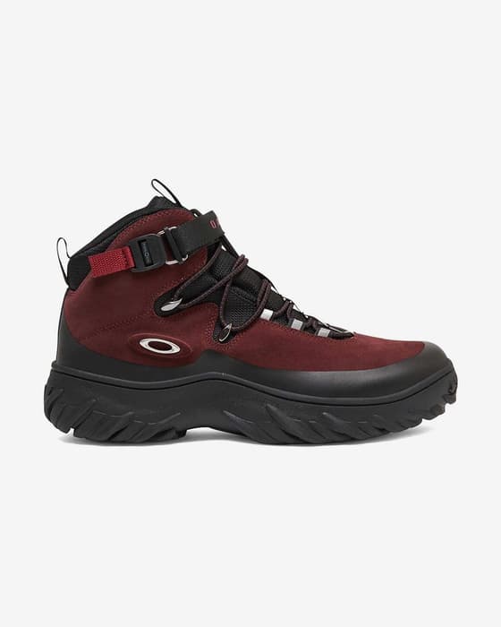 Botas Oakley Merdian rojo oscuro negro