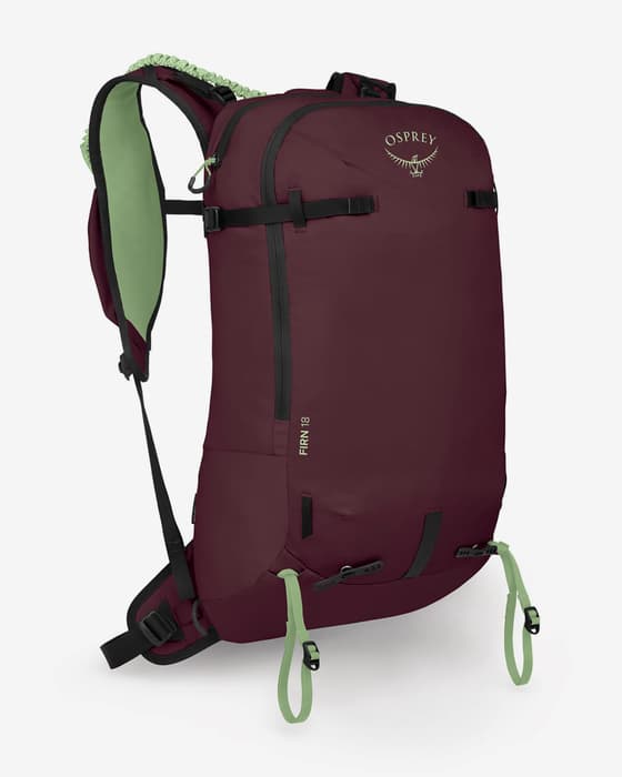 Mochila Osprey Firn 18L lila oscuro verde