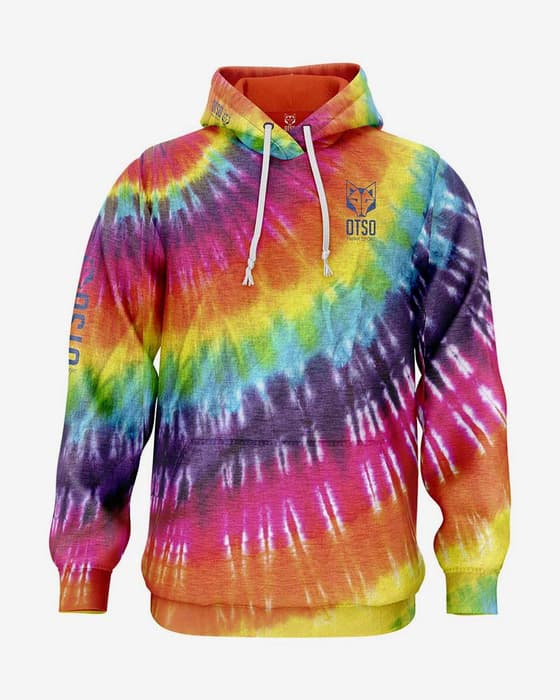 Sudadera con capucha Otso Tie Dye multicolor