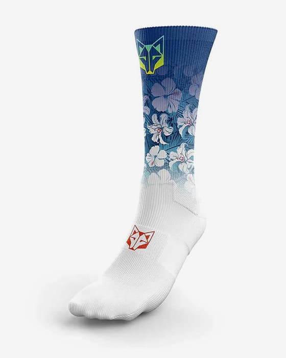 Otso Swim Bike Run Wave Socks Blue White