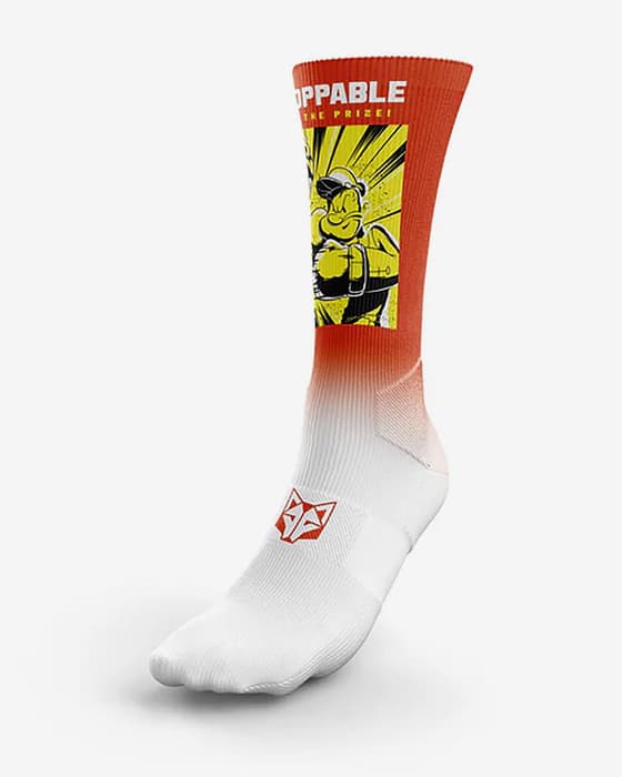 Calcetines Otso Popeye & Olive blanco intenso rojo