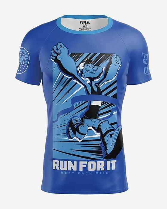 Camiseta Otso Popeye manga corta azul marino
