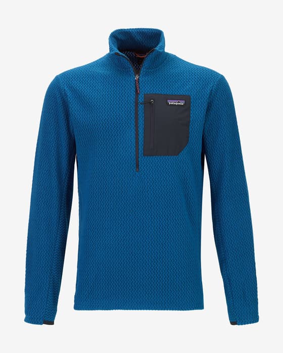 Forro polar Patagonia R1 Air azul eléctrico