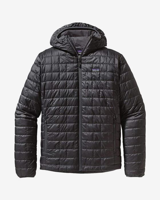Chaqueta Patagonia Nano Puff Hoody gris oscuro