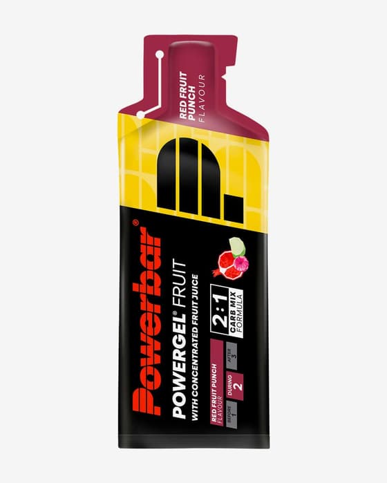 Gel energético PowerBar PowerGel sabor frutos vermelhos 41g (24 unidades)