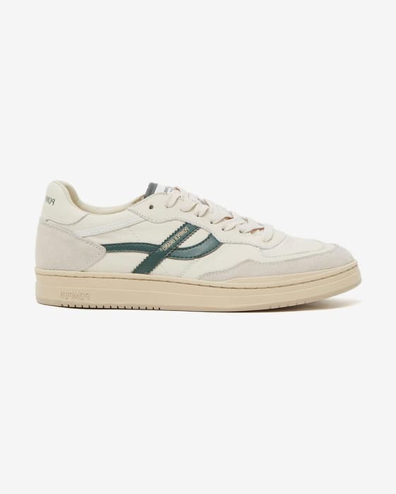 Zapatillas Pompeii Elan beige verde bosque
