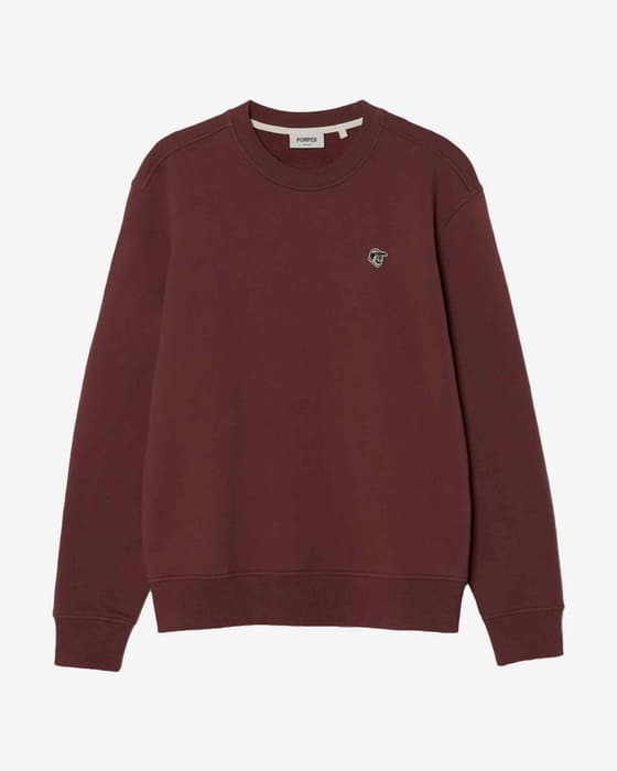 Sudadera Pompeii Emilio rojo oscuro