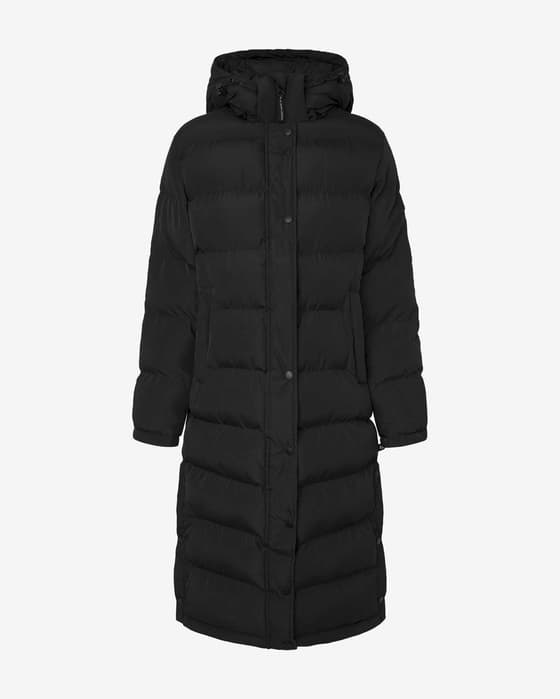 Chaqueta con capucha Pepe Jeans Bibi Long negro mujer
