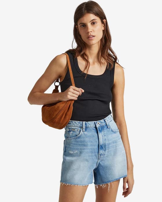 Camiseta Pepe Jeans Lane tirantes negro mujer