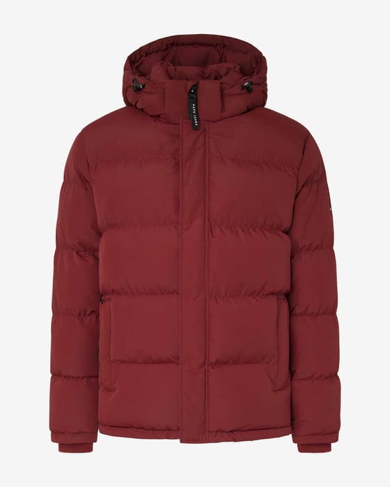 Chaqueta con capucha Pepe Jeans Tobias rojo