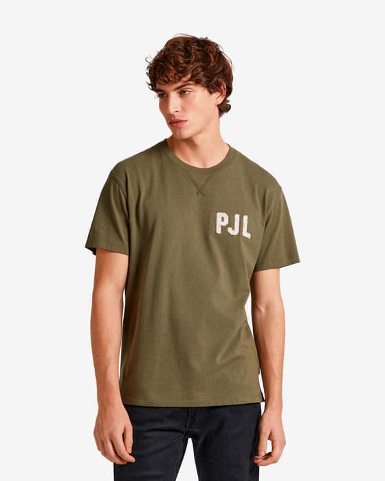 Camiseta Pepe Jeans Colden manga corta marrón verdoso