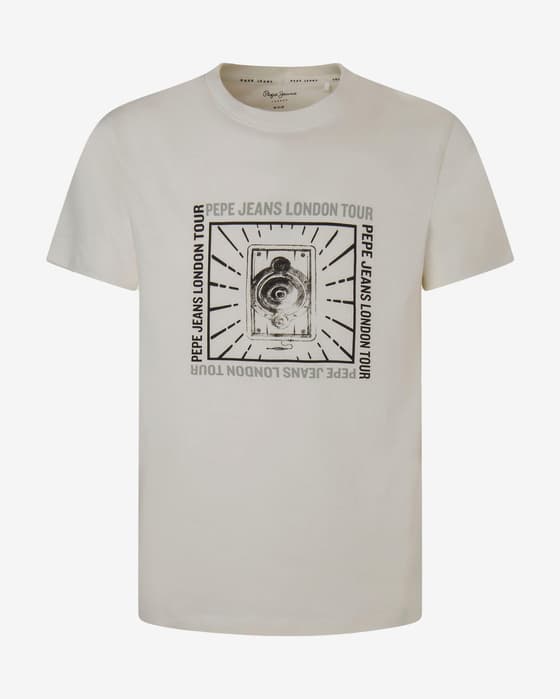 Pepe Jeans Chuck Short Sleeve T-Shirt Grey Black 