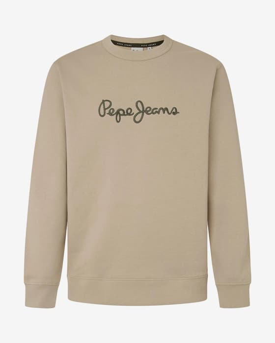 Sudadera Pepe Jeans New Joe Crew beige