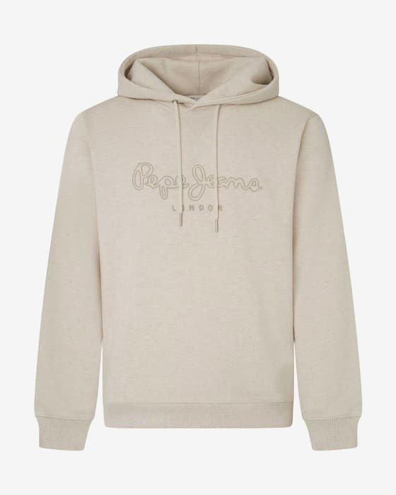 Sudadera con capucha Pepe Jeans New Nouvel blanco puro