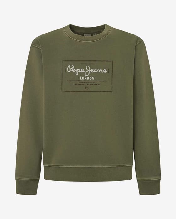 Sudadera Pepe Jeans Simon verde oscuro