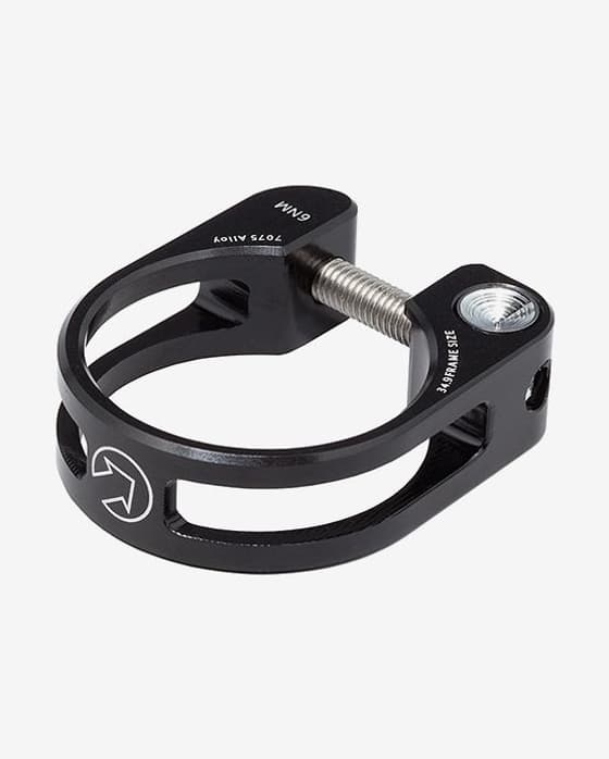 Abrazadera de sillín PRO 34,9 mm perforada negro