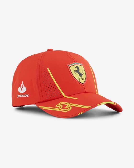 Gorra Puma Scuderia Ferrari Carlos Sainz rojo junior