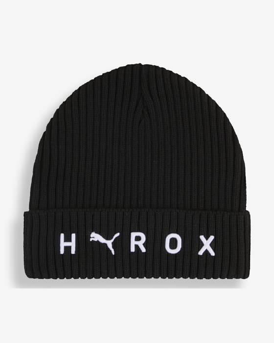 Gorro Puma x HYROX Mid Crown negro puro blanco