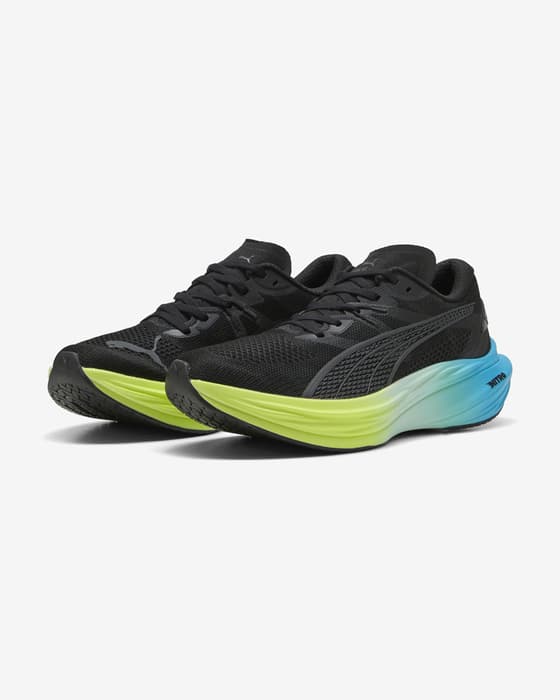 Ténis Puma Deviate NITRO 3 preto verde azul